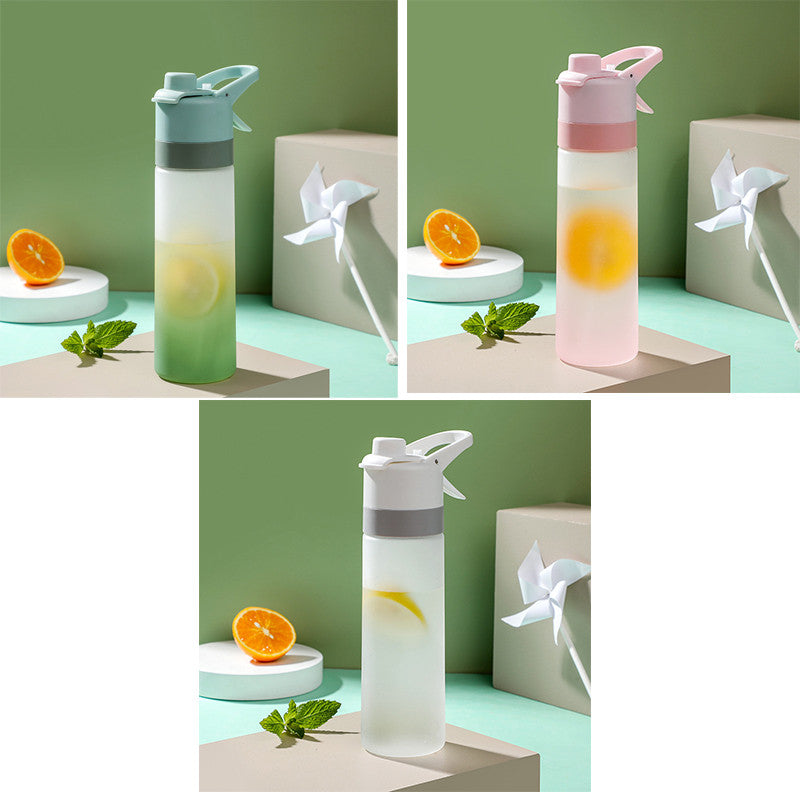 Fitness Spray Water Bottle