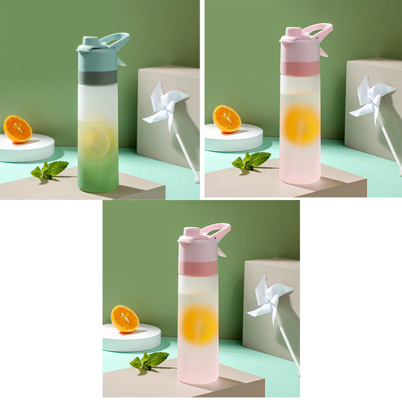 Fitness Spray Water Bottle