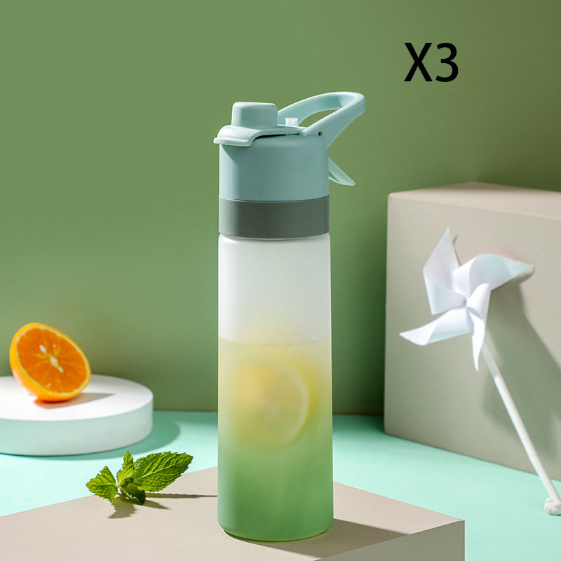 Fitness Spray Water Bottle