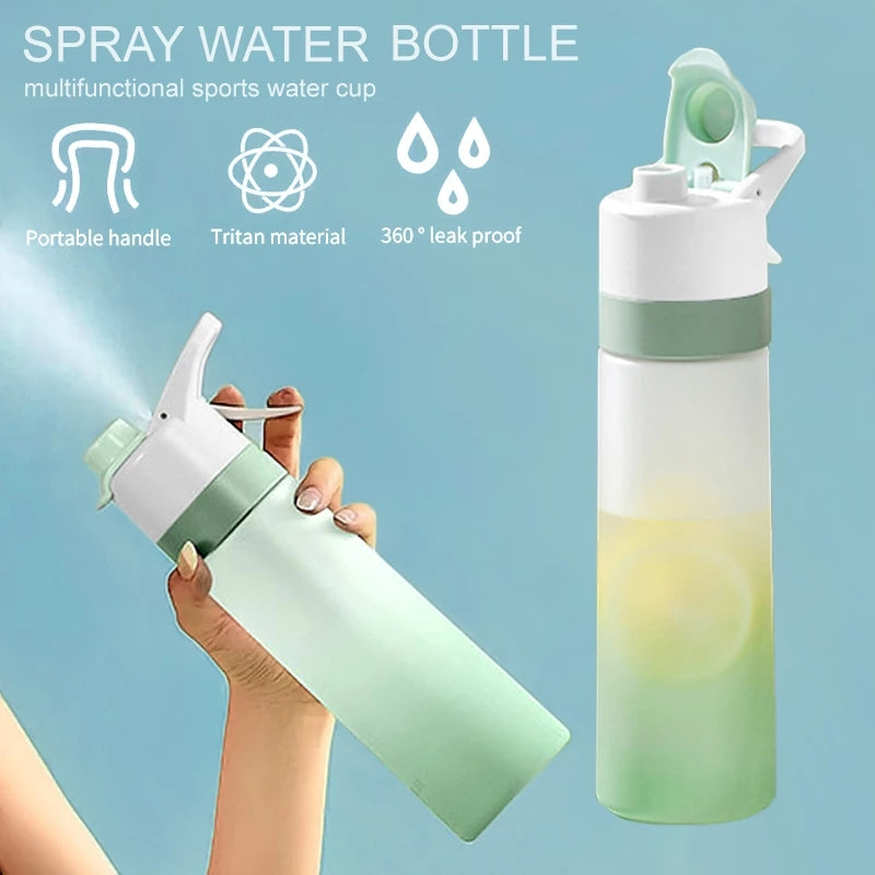 Fitness Spray Water Bottle